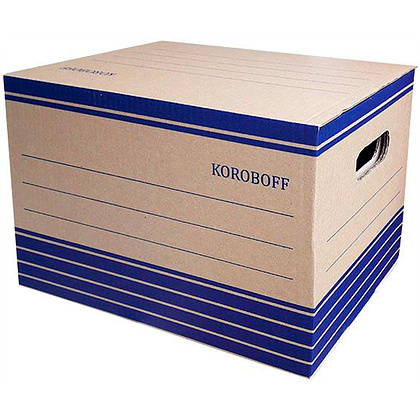 Короб архивный "Koroboff", 324х245х235 мм, коричневый