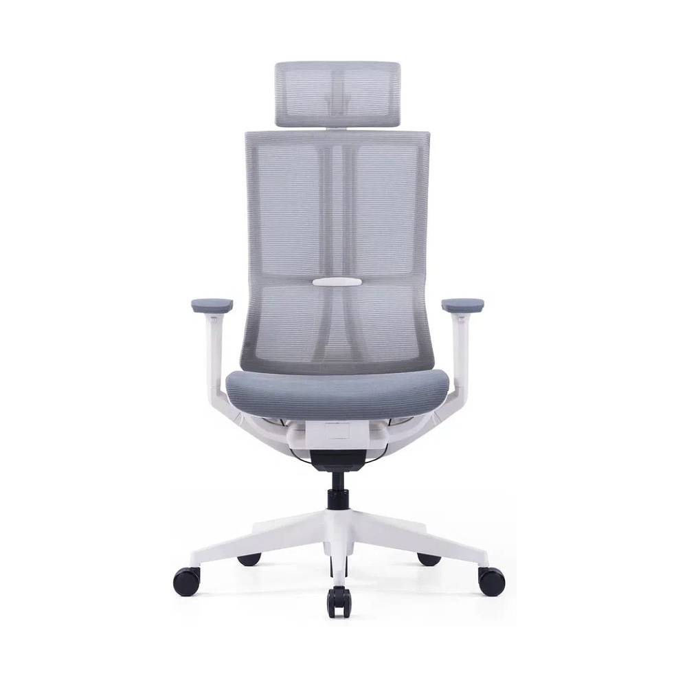 Кресло для руководителя SitZone E-303-001A-P1-WH сетка, серый, -30% - 2