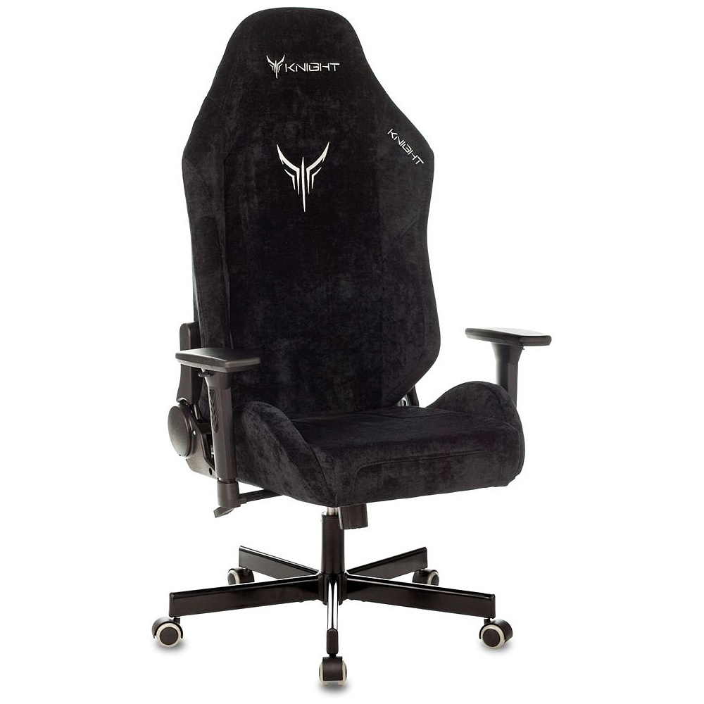 Кресло игровое Бюрократ Knight N1 Fabric, ткань, черный - 6