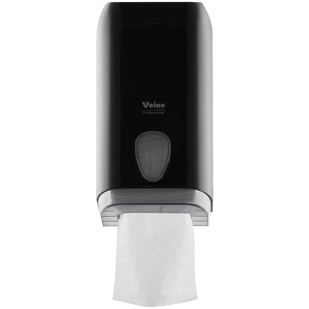 Диспенсер Veiro Professional "L-ONE" для туалетной бумаги листовой, черный - 3