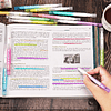 Маркер текстовый двусторонний "Erasable", оранжевый - 2