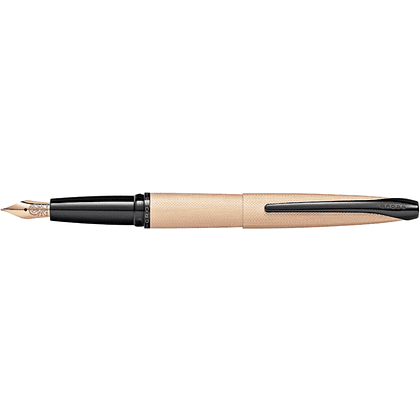 Ручка перьевая F "ATX Brushed Rose Gold PVD", розовое золото - 4