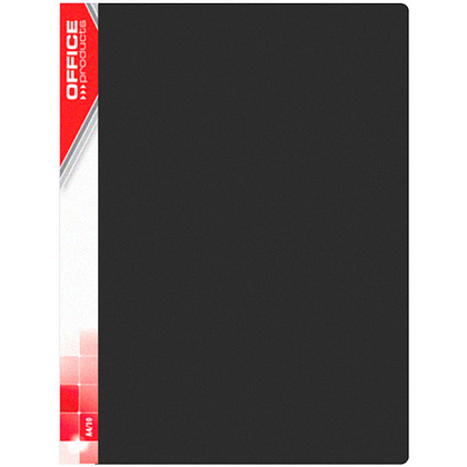 Папка c файлами "Office Product", 30 карманов, черный