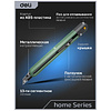 Набор ножей строительных Deli HSEHT4003L, 3 шт (ножи 9мм/18мм/трапеция), Soft Touch, зеленый - 21