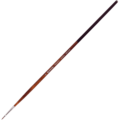 Кисть "Escoda Versatil Brush L/H", синтетика, темно-коричневый, плоская, №0