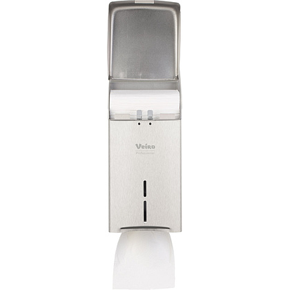 Диспенсер Veiro Professional "L-ONE Steel" для туалетной бумаги листовой, серебристый - 6
