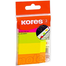 Закладки бумажные клейкие "Kores Notes"