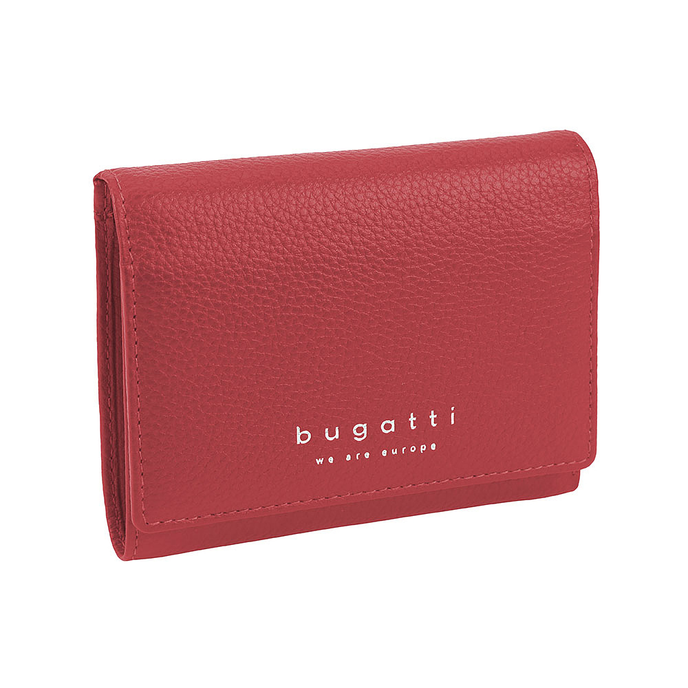 Кошелек Bugatti "Linda", кожа, красный