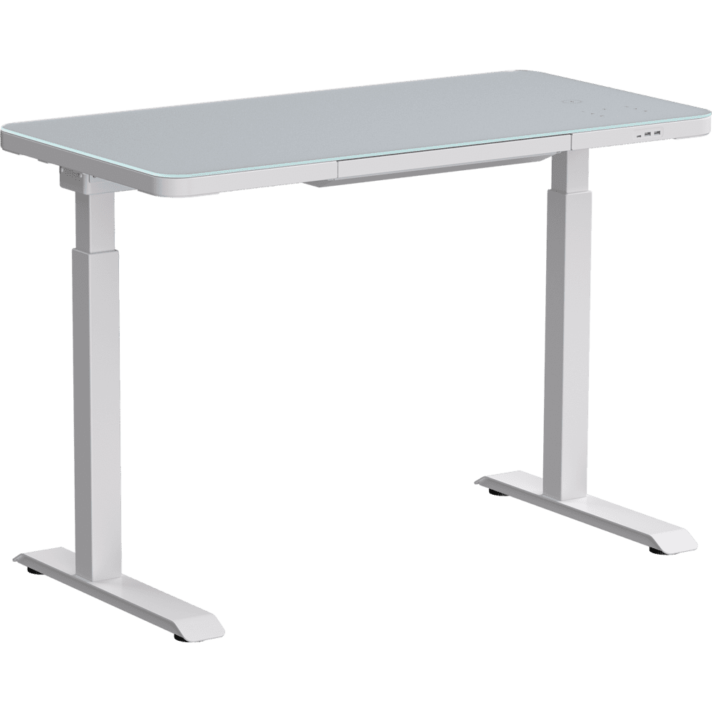 Стол с электроприводом двухмоторный AOKE HOME, белый (AK-GT10-YZF2-W) - 4