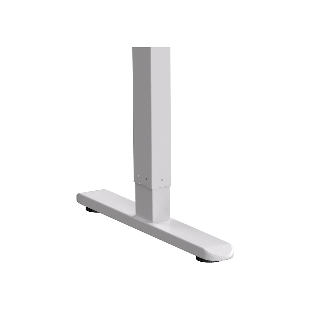 Стол с электроприводом WellDesk Basic 1300x675х18 белый/дуб санта-фе винтаж (9191460+9178196) - 5