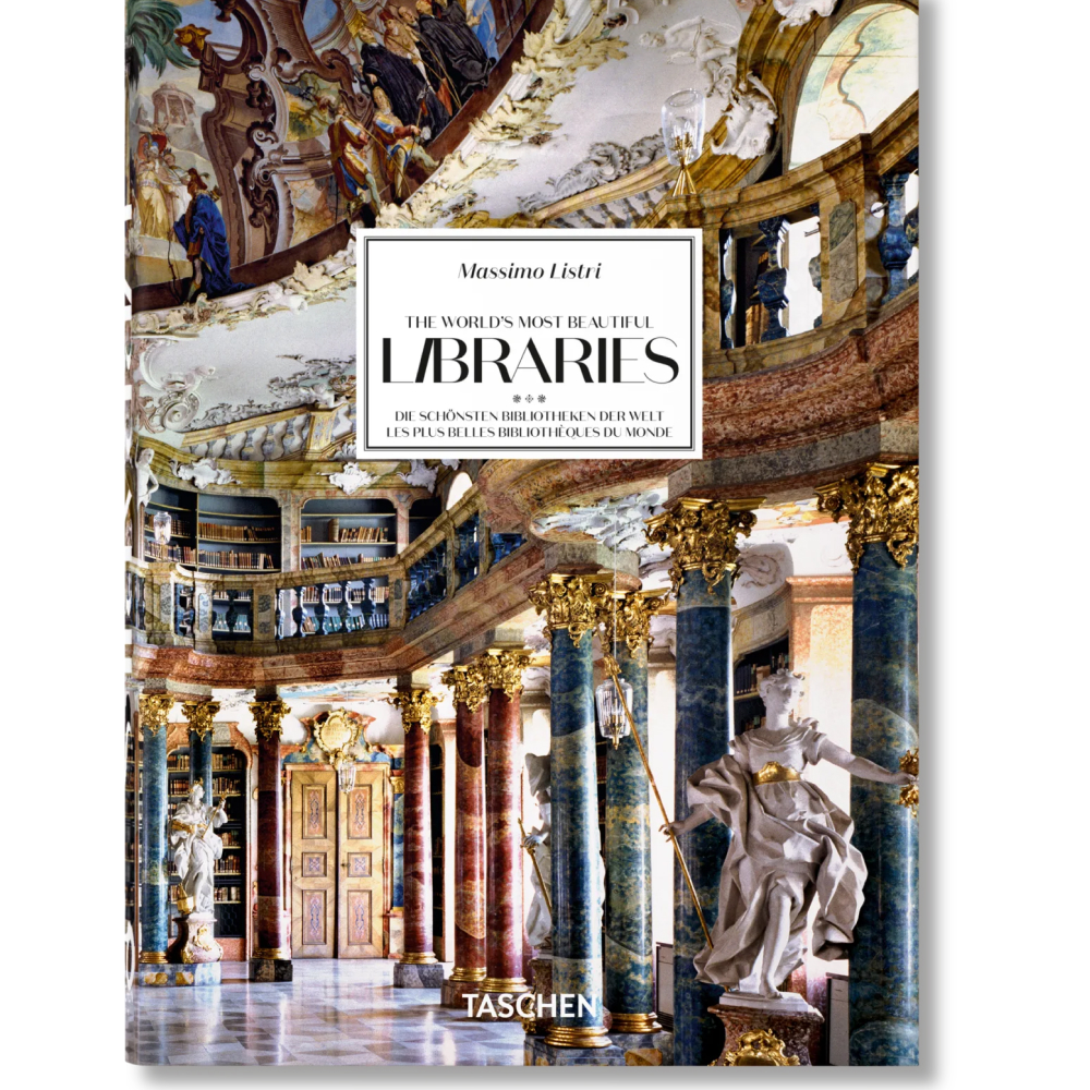 Книга на английском языке "Massimo Listri. The World's Most Beautiful Libraries"