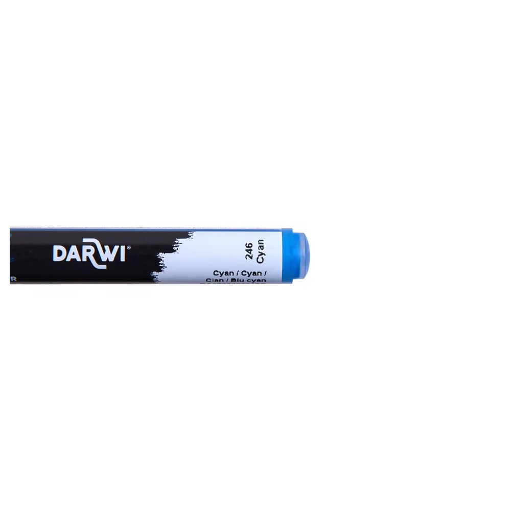 Маркер акриловый "Darwi.Marbel" 246, циан - 3