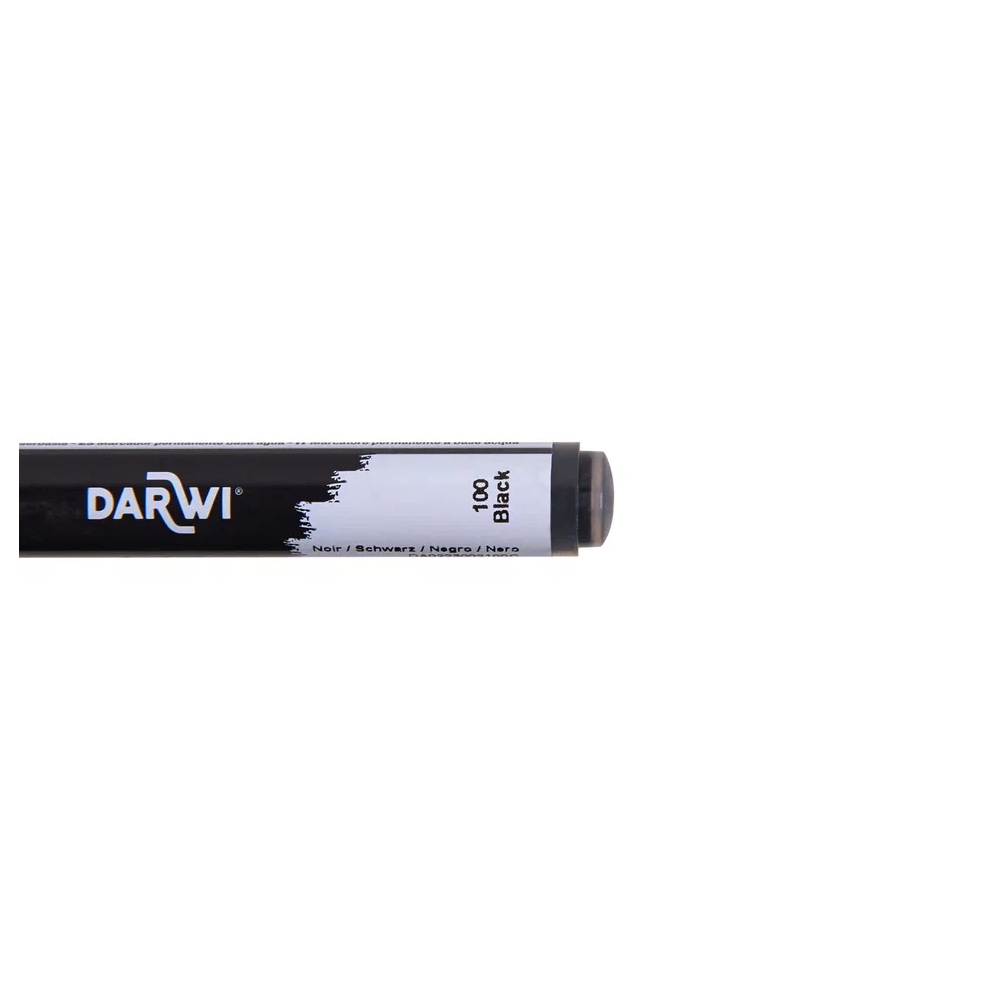 Маркер акриловый "Darwi.Marbel" 100, черный - 2