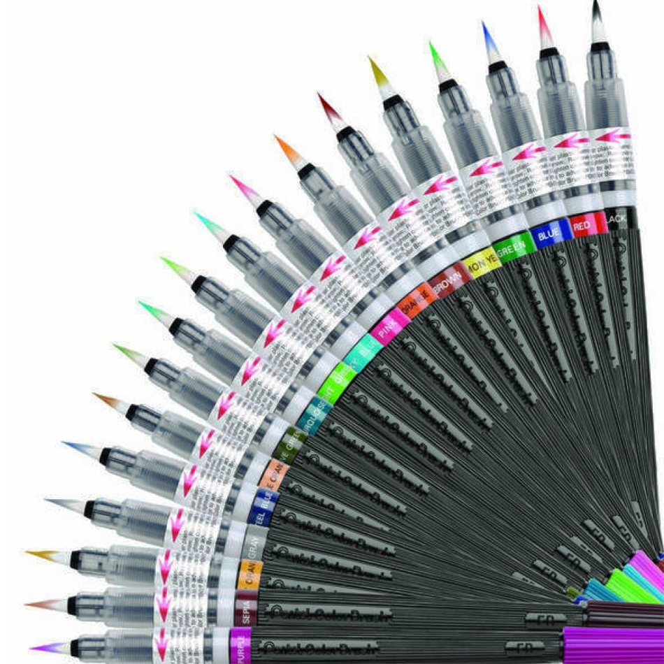 Кисть "Color Brush", коричневый - 3