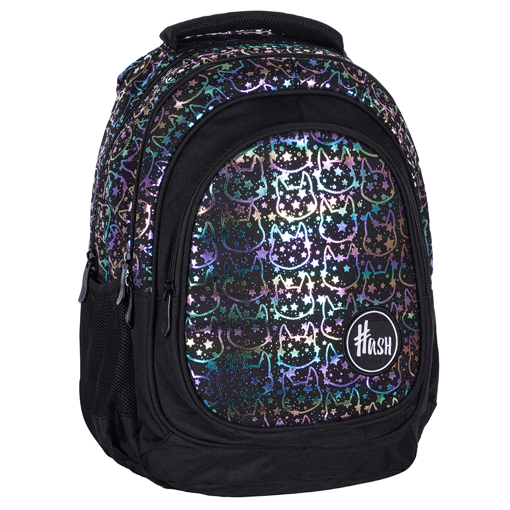 Рюкзак молодежный "Hash neon kitty"