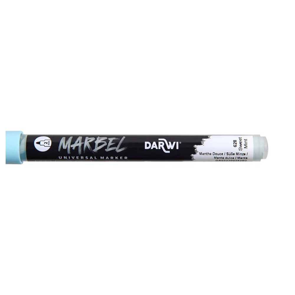 Маркер акриловый "Darwi.Marbel" 628, мятный - 4