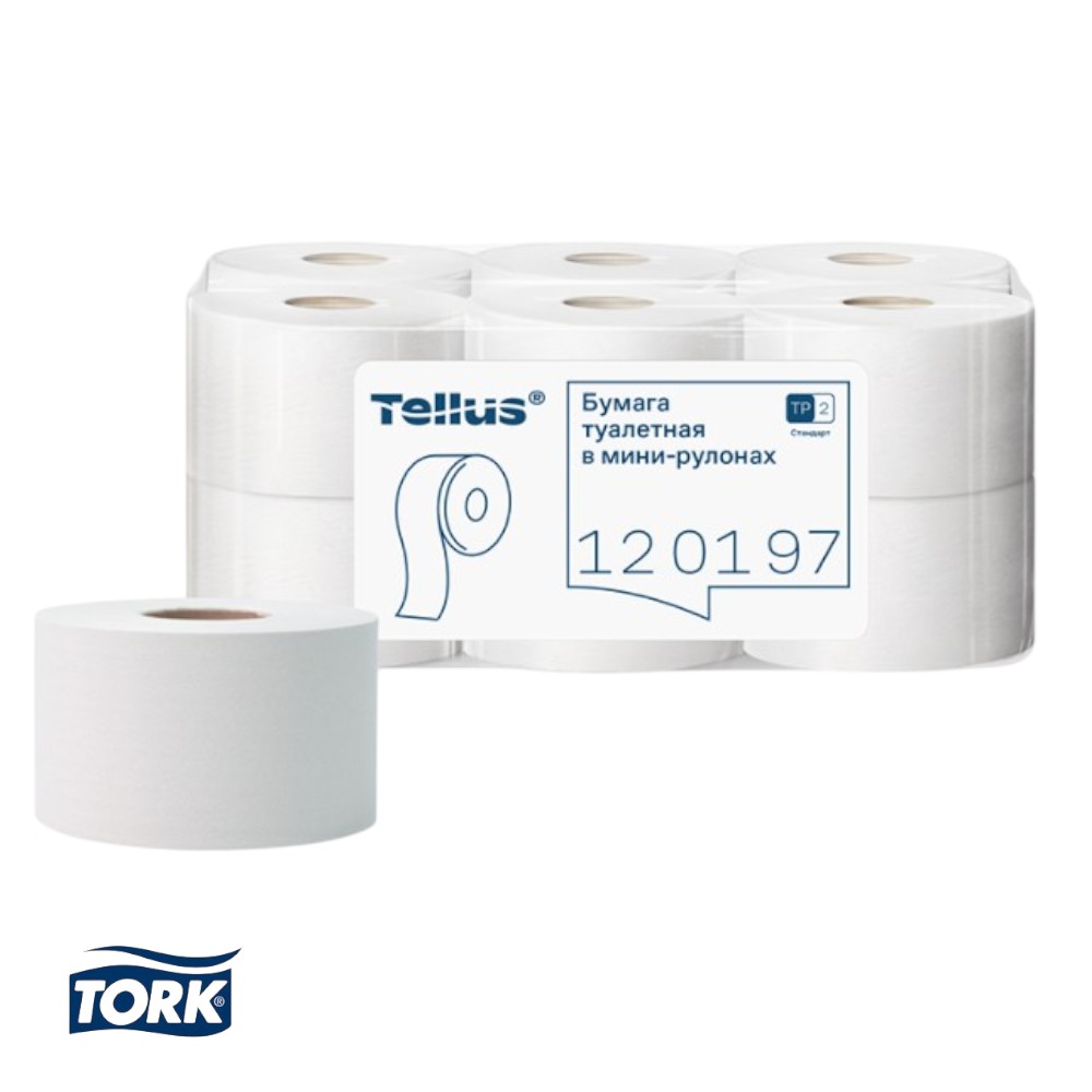 Бумага туалетная Tellus Стандарт