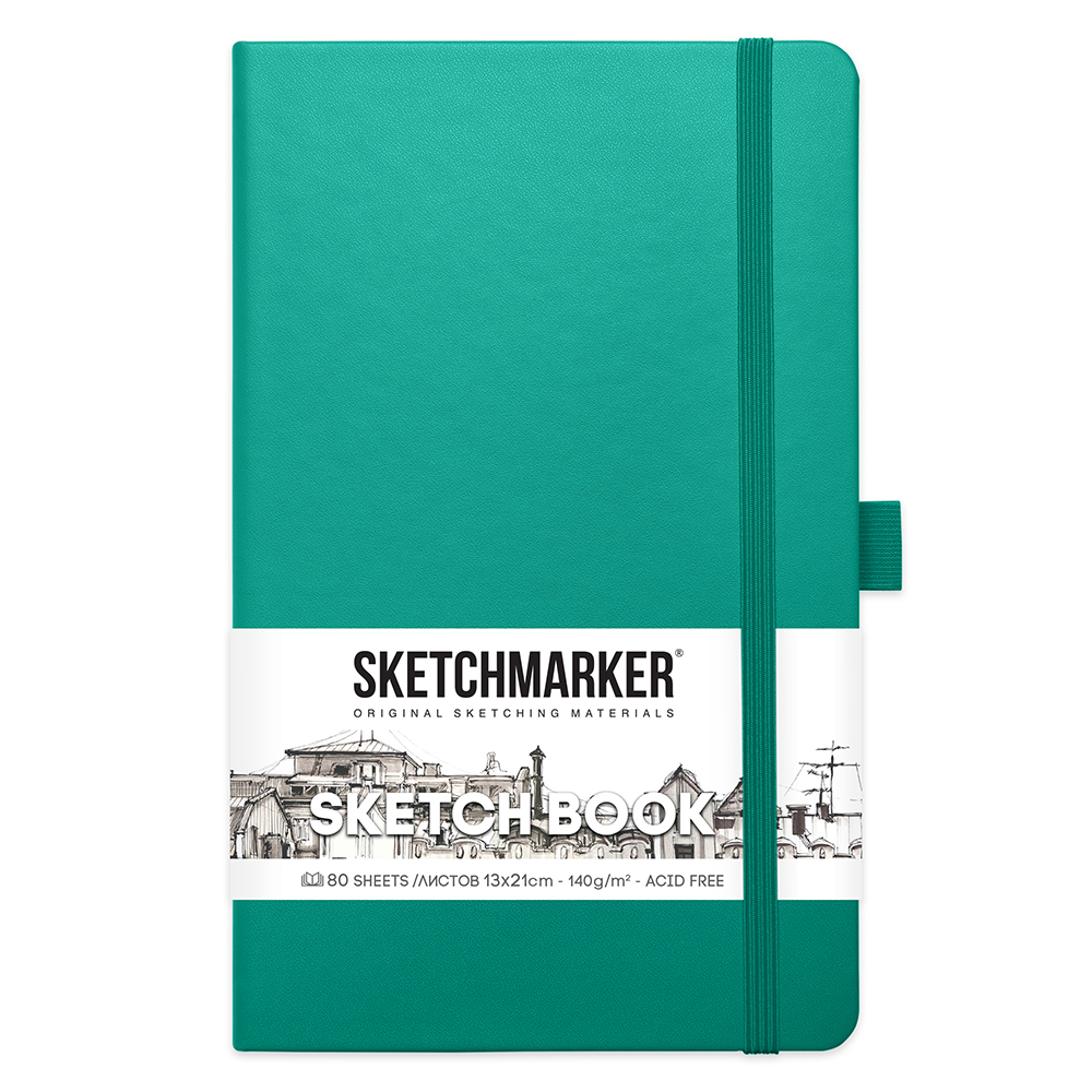 Скетчбук "Sketchmarker", 13x21 см