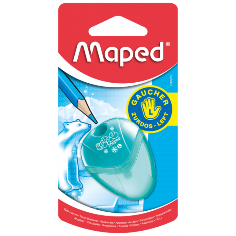 Точилка Maped "IGloo для левши", 1 отверстием, с контейнером, ассорти - 2