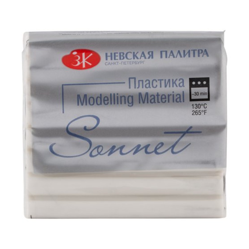Пластика "Сонет", 56 гр., белый